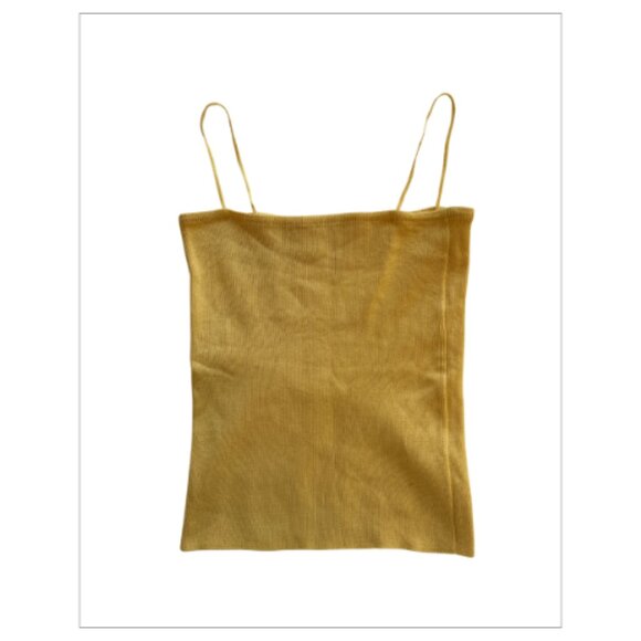 NWOT Goldenrod Strap Knit Halter Top, Size S (CON-A01) - Picture 1 of 1